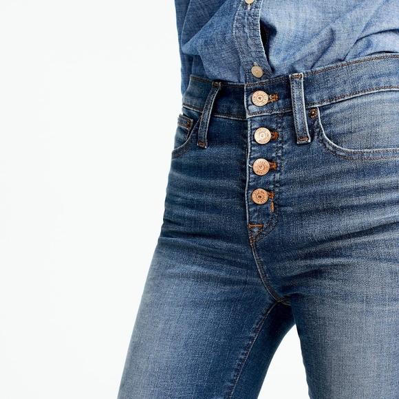 J. Crew Denim - J. Crew 9" High Rise Button Fly Toothpick Jeans
